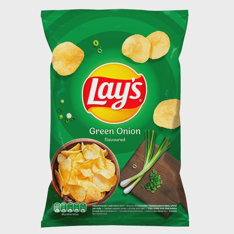 Ž. svogūnų sk. bulvių traškučiai LAYS, 130 g