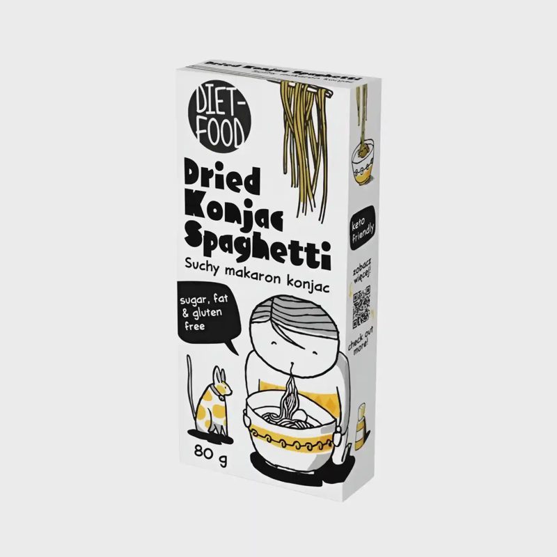 Dž. makaronai KONJAC SPAGHETTI DIET-FOOD, 80g