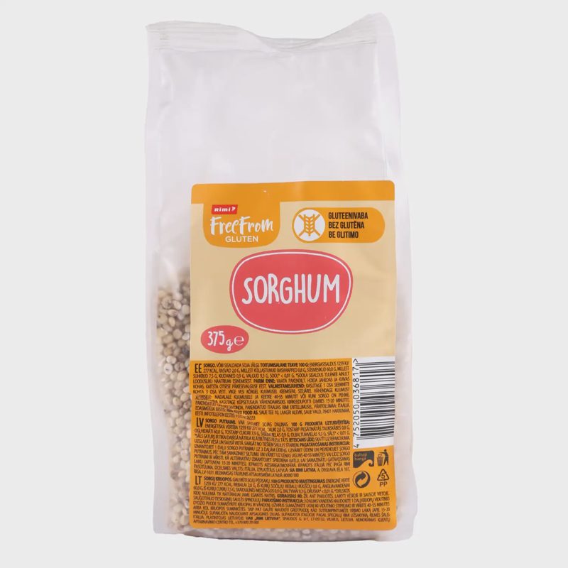 Sorgų kruopos RIMI FREE FROM, 375 g