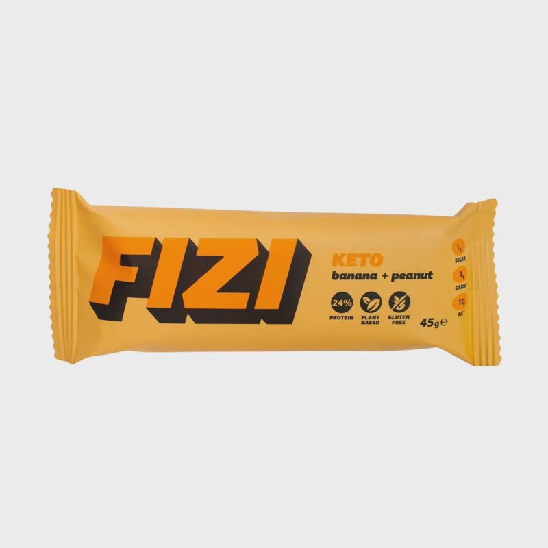 Baltym. batonėlis su bananais KETO FIZI, 45 g