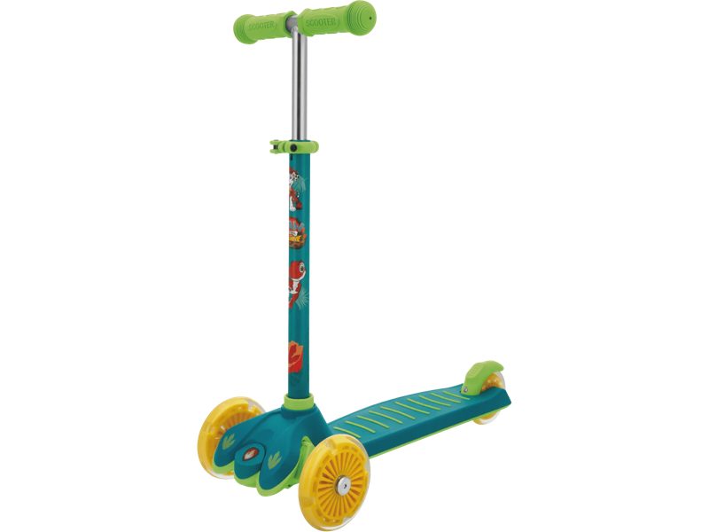 Tri-scooter med LED-hjul