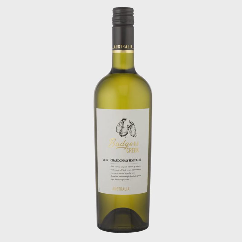 Baltas sausas vynas BADGERS CREEK, 0,75l