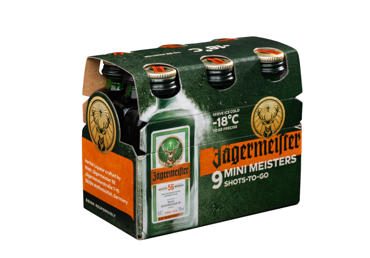 Likeris JAGERMEISTER, 35 %, 0,02 l x 9 vnt