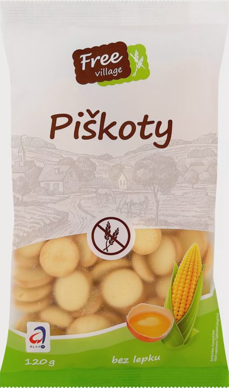 Piškoty světlé bez lepku