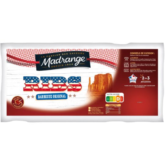 Ribs Barbecue Original MADRANGE