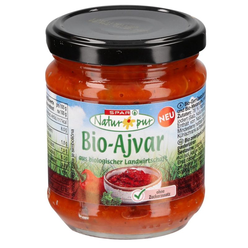 BIO AJVAR, SPAR NATUR*PUR, 200G