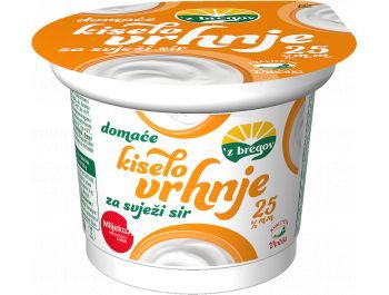 Vindija 'z bregov vrhnje kiselo 25% m.m. 300 g