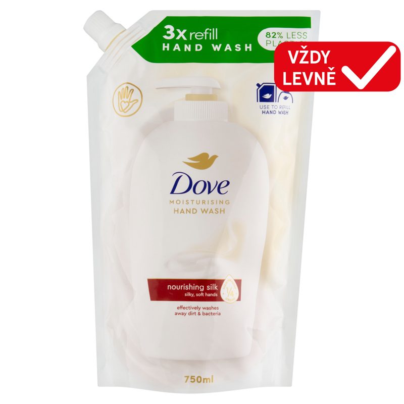 Dove Silk Κρεμοσάπουνο Ανταλλακτικό 750ml