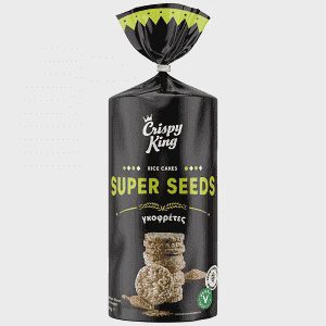 Crispy King Ρυζογκοφρέτες Superseeds Χωρίς Γλουτένη 100gr