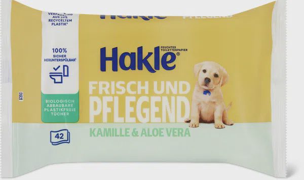 Hakle Feuchttücher Frisch & Pflegend Kamille & Aloe Vera