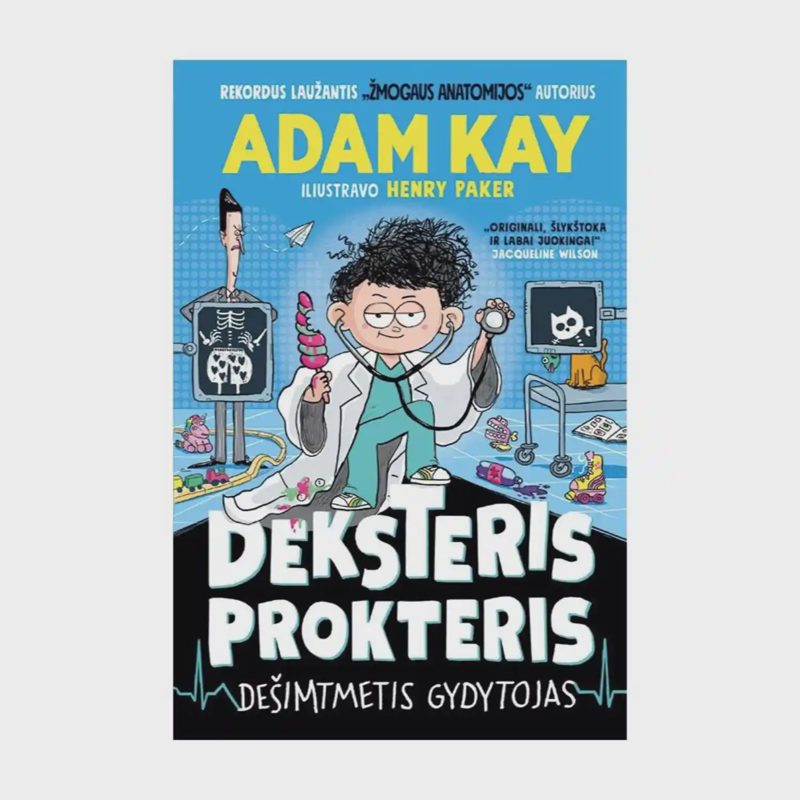 Knyga DEKSTERIS PROKTERIS. 10 M. GYDYTOJAS