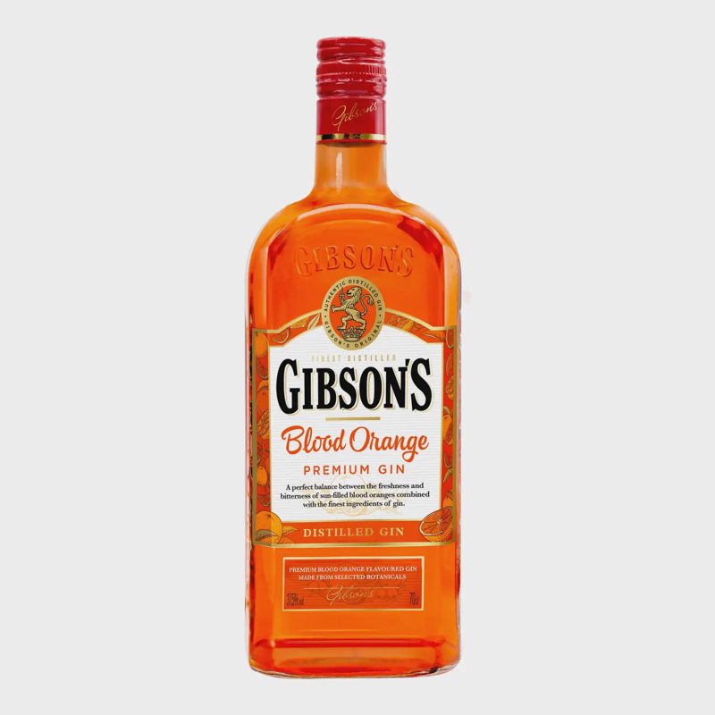 Džinas GIBSON'S BLOOD ORANGE, 37,5 %, 0,7 l