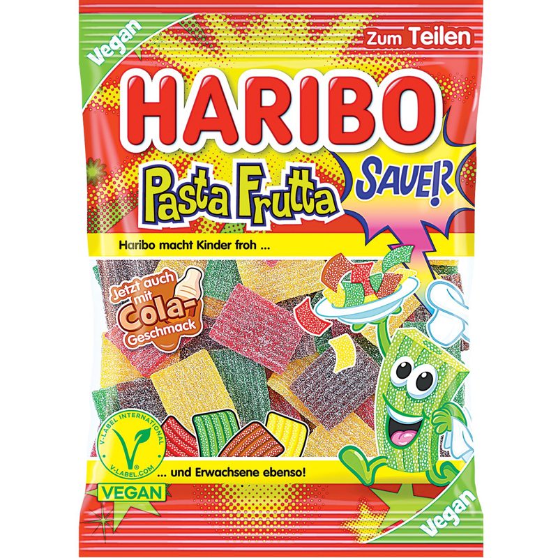 HARIBO PASTA FRUTTA SOUR GUMICUKOR