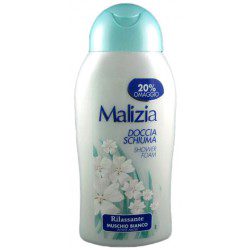 Malizia Doccia Schiuma Tonificante con Antibatterico muschio bianco 300 mL