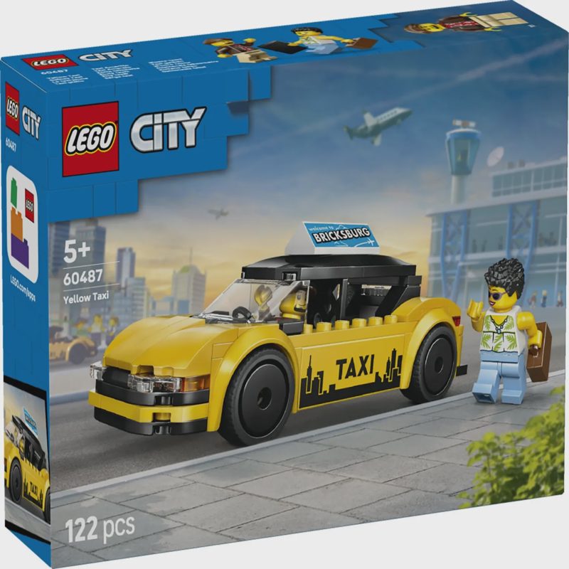 Konstruktorius LEGO Geltonasis Taksi 60487