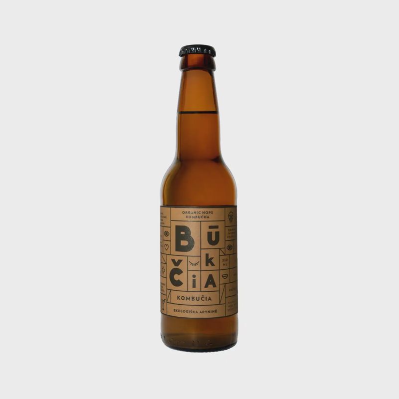 Ekologiškas kombučia APYNINĖ BŪKČIA, 330ml
