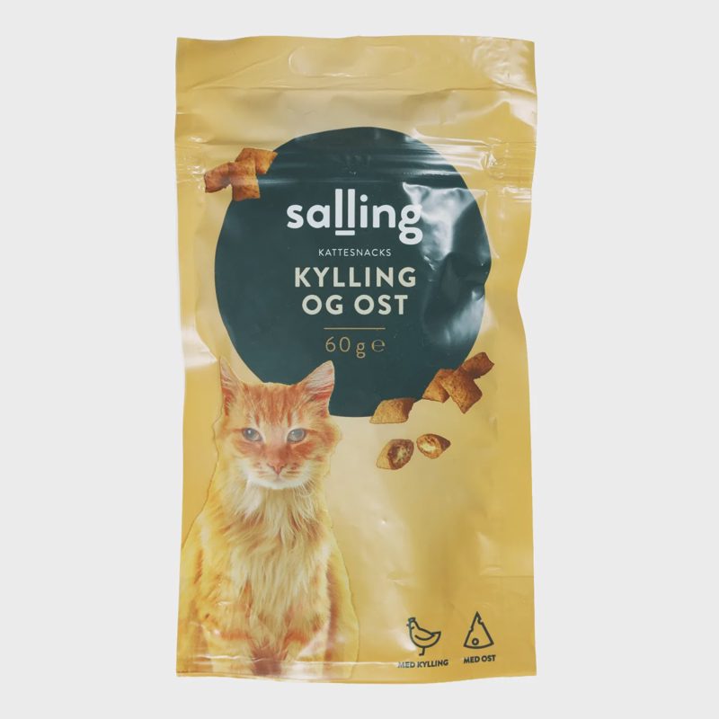 Užk. katėms su sūriu ir višt. SALLING, 60 g
