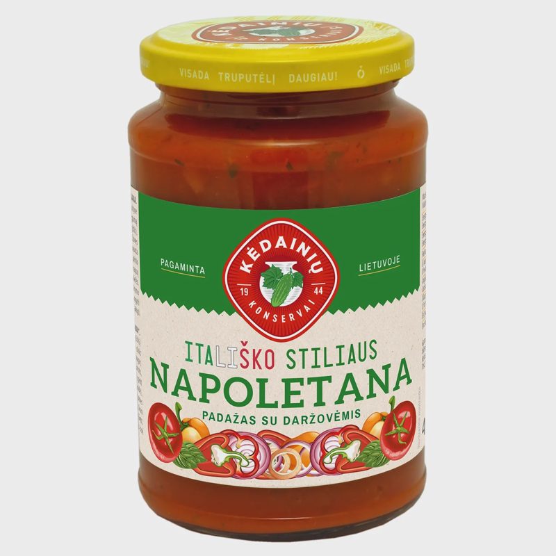 Napoletana pad. su darž. KĖDAINIŲ KONS. 410 g