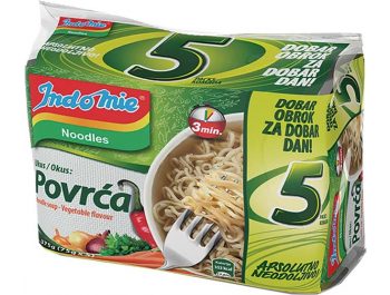 Indomie instant juha okus povrće sa tjesteninom 5x75 g