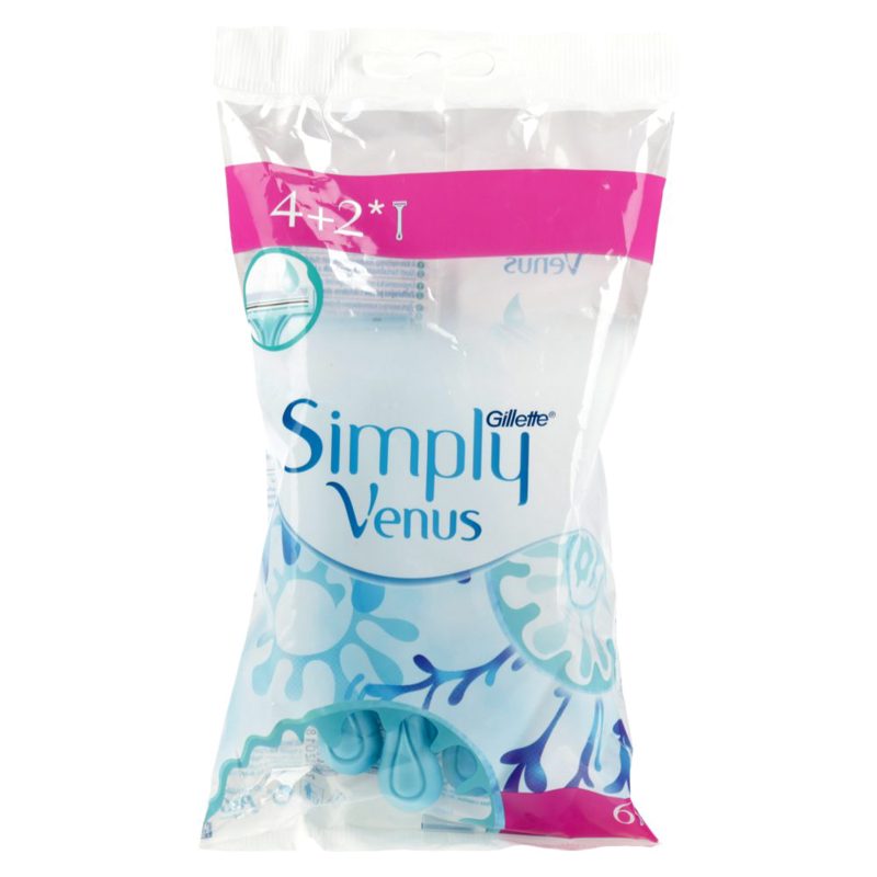 Gillette Simply Venus 2 jednokratni brijač 4 + 2 kom