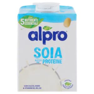 ALPRO Classico Soia, Bevanda 100% Vegetale, Basso Contenuto Di Grassi, Senza Lattosio, 500ml