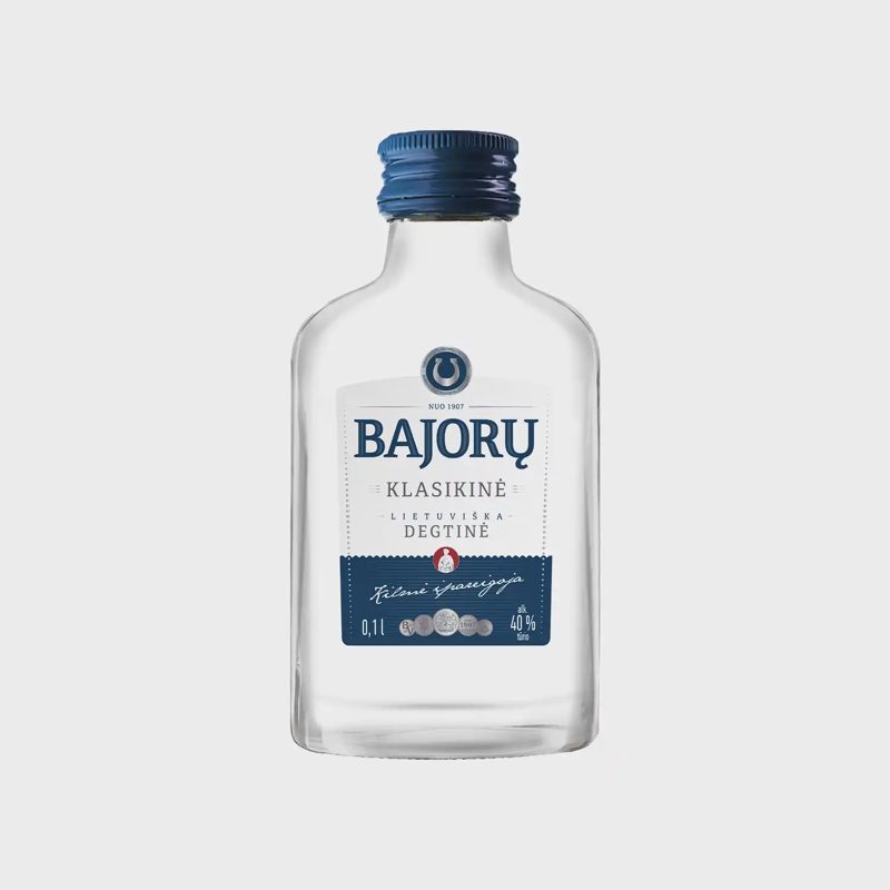 Degtinė BAJORŲ KLASIKINĖ, 40 %, 0,1 l
