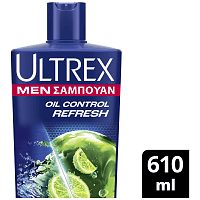 Ultrex Σαμπουάν Για Λιπαρά Μαλλιά 610ml