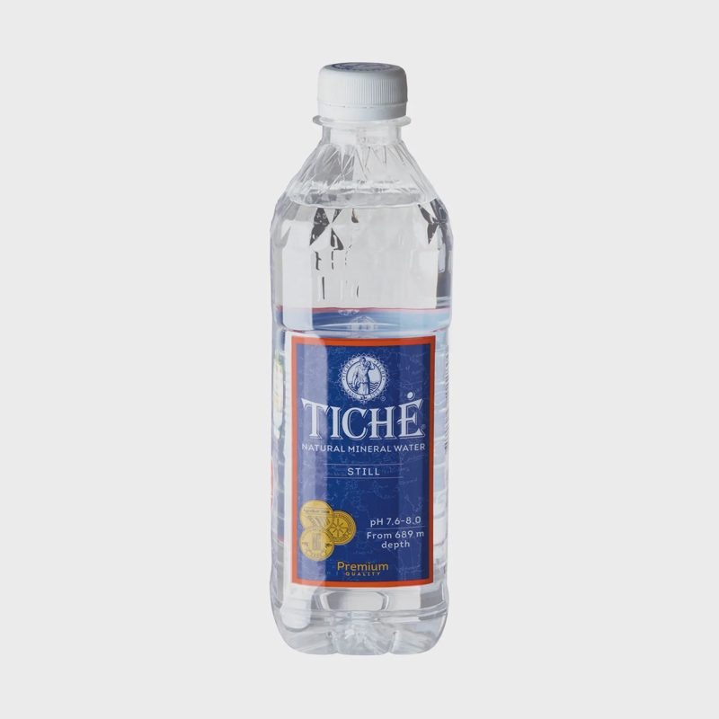 Negaz. natūralus mineral. vanduo TICHĖ, 0,5 l