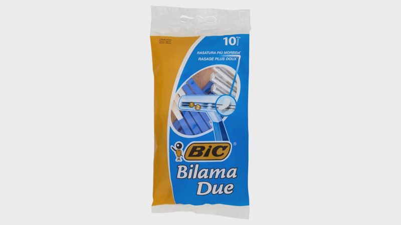 Bic Bilama Due Rasoio Usa e Getta, 10 pezzi