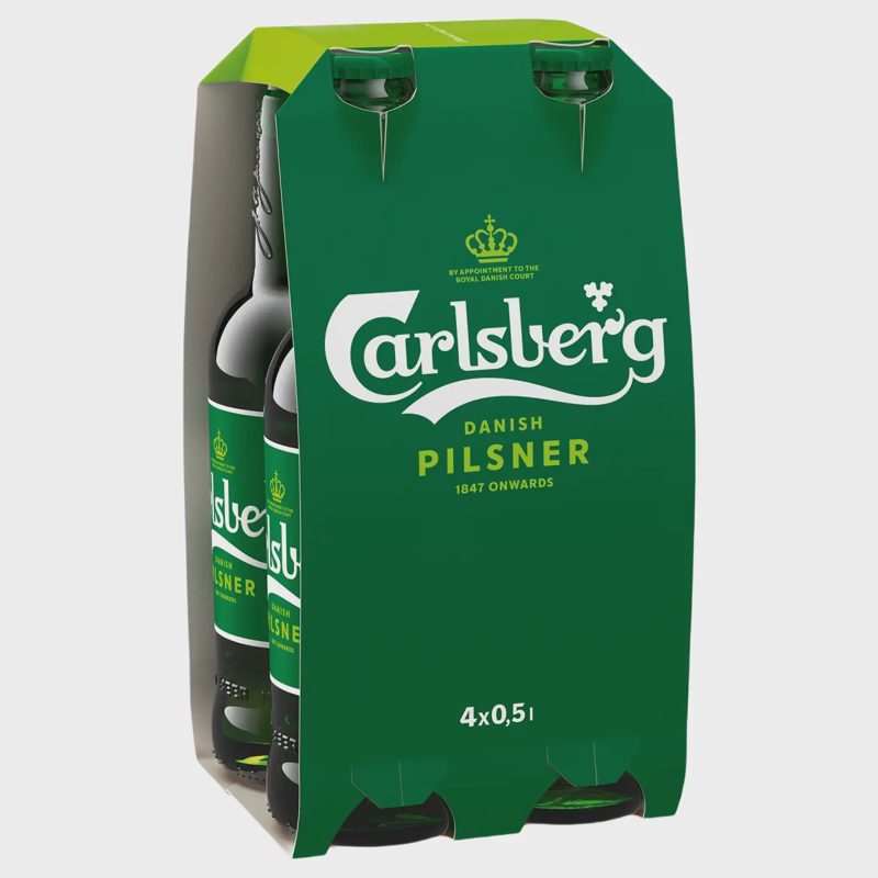 Alus CARLSBERG, 5 %, 4 X 0,5 l