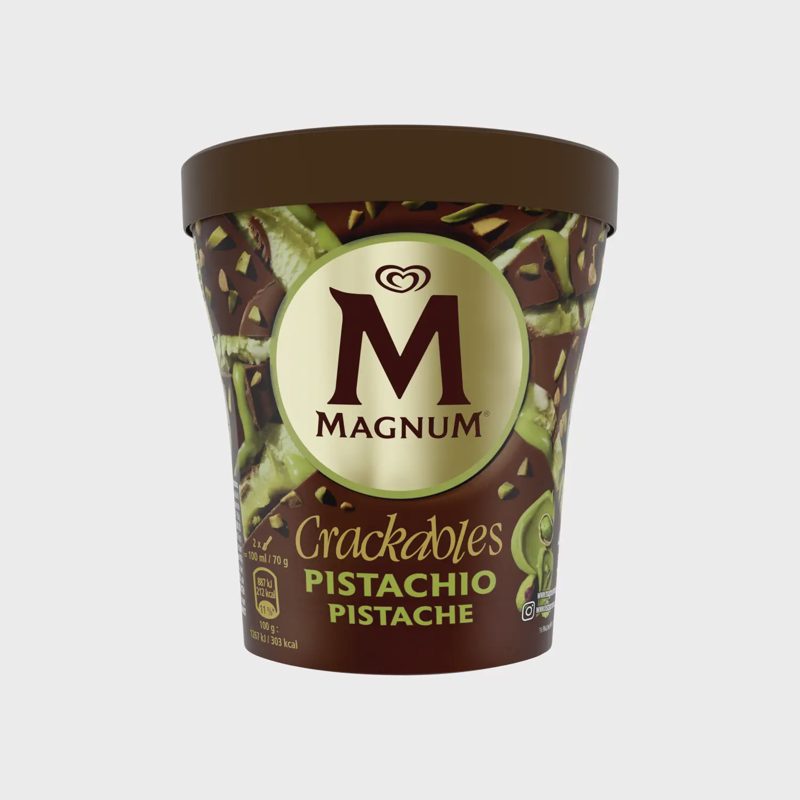 Val. ledai MAGNUM LE PISTACHE, 440 ml / 311 g