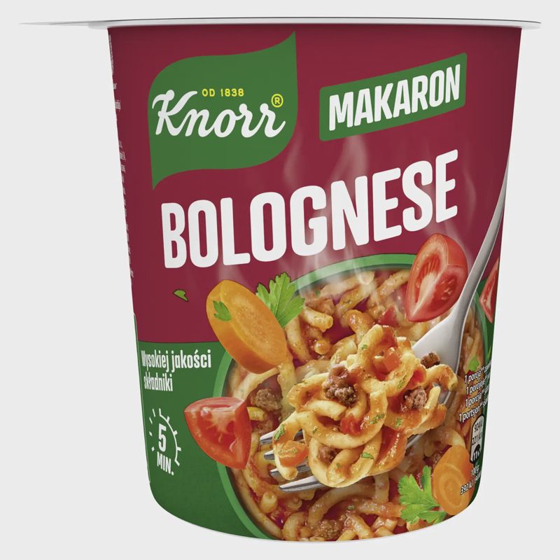 Makaronai su Bolonijos padažu KNORR, 68 g