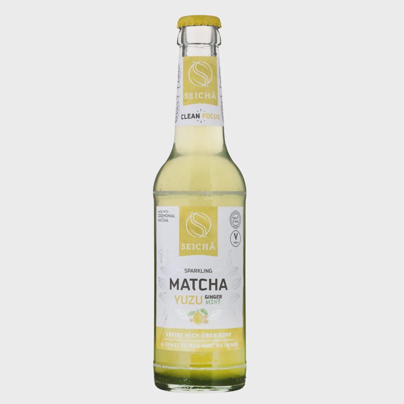 Gaz. mandarinų sk.gėrimas SEICHA MATCHA,0,33l