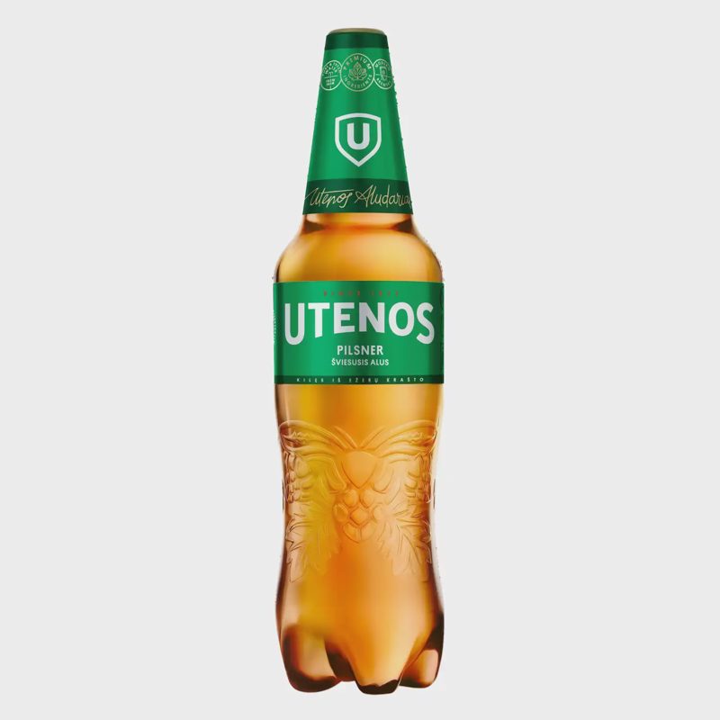 Alus UTENOS PILSNER, 4,6 %, 1 l