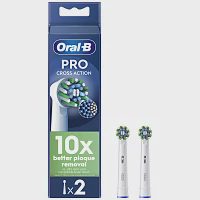 Oral-B Cross Action Κεφαλές Οδοντόβουρτσας x2