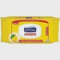 Septona Υγρά Αντιβακτηριδιακά Μαντήλια Λεμόνι 60τεμ