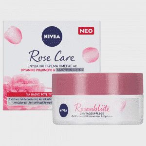 Nivea Ενυδατική Κρέμα Ημέρας Με Ροδόνερο 50ml