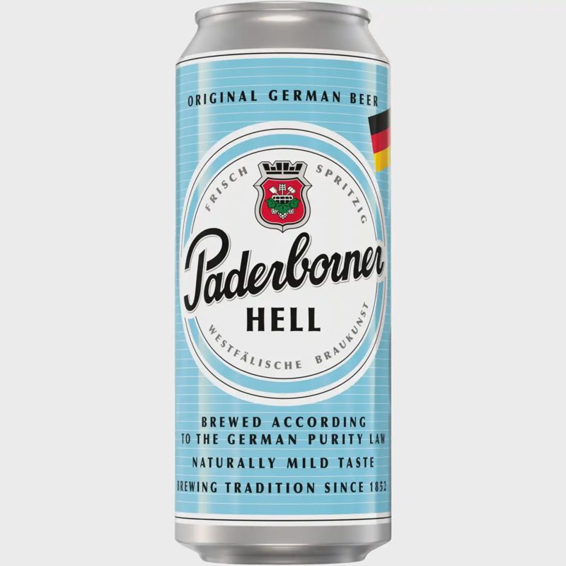 Alus PADERBORNER HELL, 5,1 %, 0,5 l