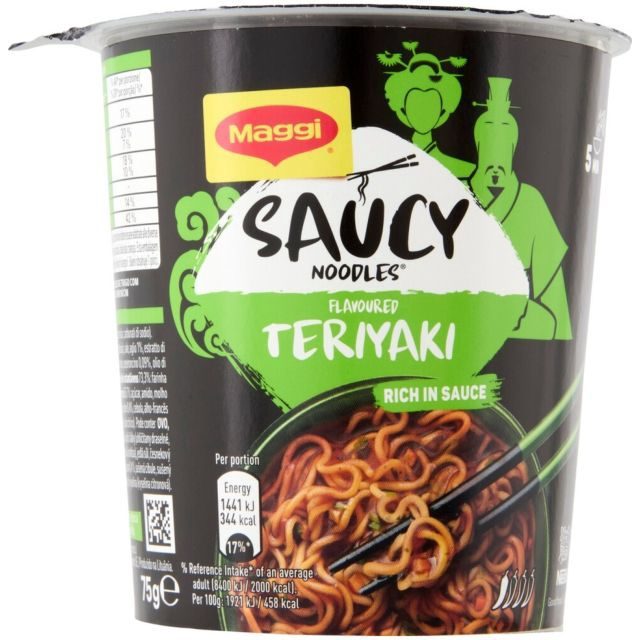 Maggi Saucy Noodles 75g Teriyaki nuudeliateria