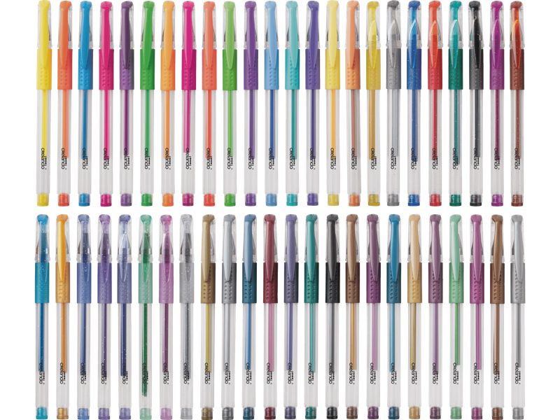 Gelpennor, 48-pack