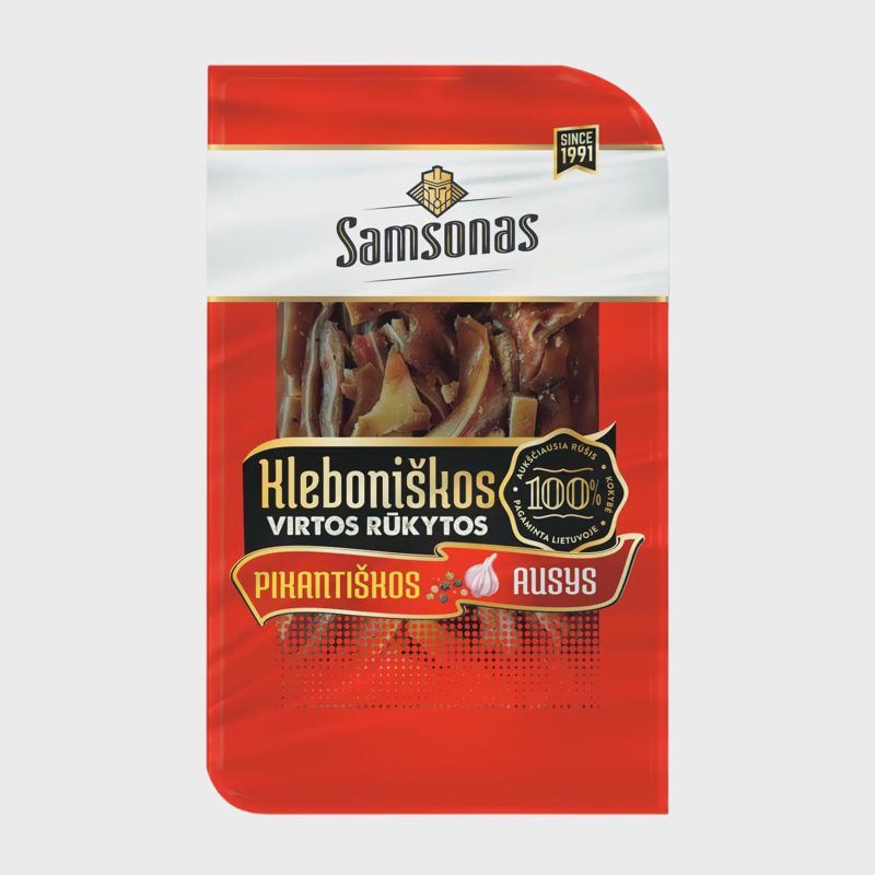 Virtos rūk. KLEBONIŠKOS kiaulių ausys, 200 g