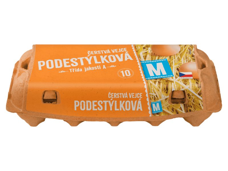 Vejce M 10ks podestýlka