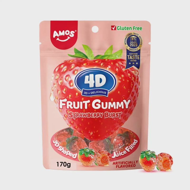 Guminukai 4D STRAWBERRY, 65 g