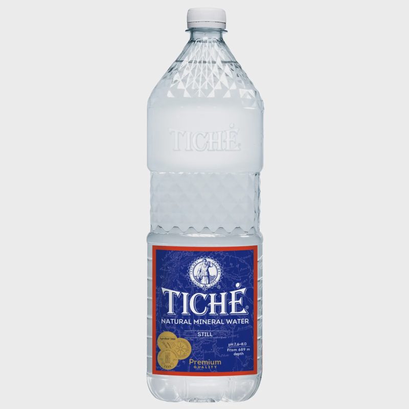 Negaz. natūralus mineral. vanduo TICHĖ, 1,5 l