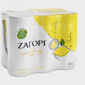 Ζαγόρι Ανθρακούχο Νερό Λεμόνι 6x330ml