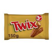 Twix Snack al Cioccolato con Caramello, 3 Barrette x 50g