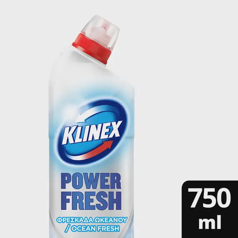 Klinex WC Gel Καθαριστικό Τουαλέτας Φρεσκάδα Ωκεανού 750ml.