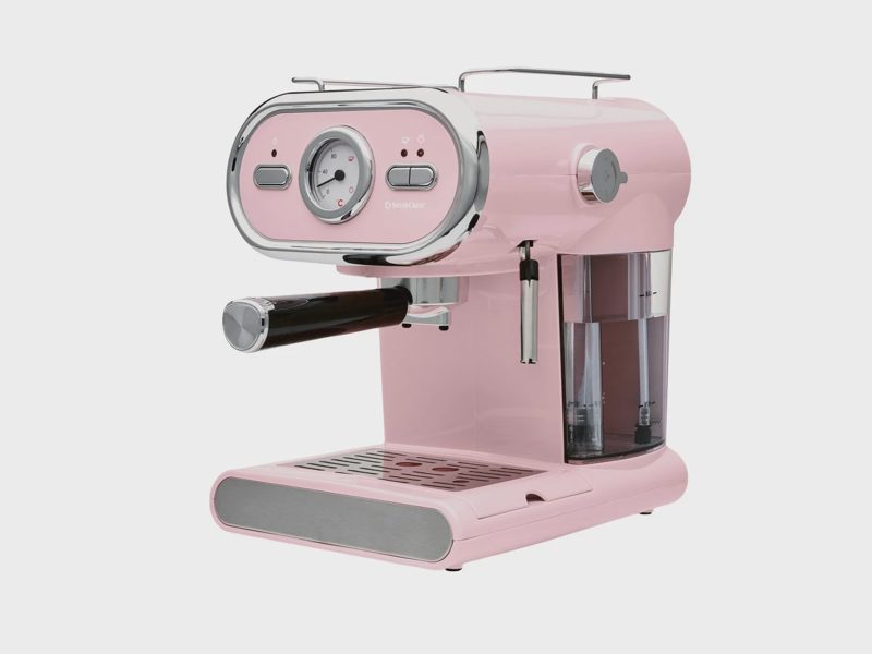 Espresso kávovar SEM 1100 E1, světle růžová