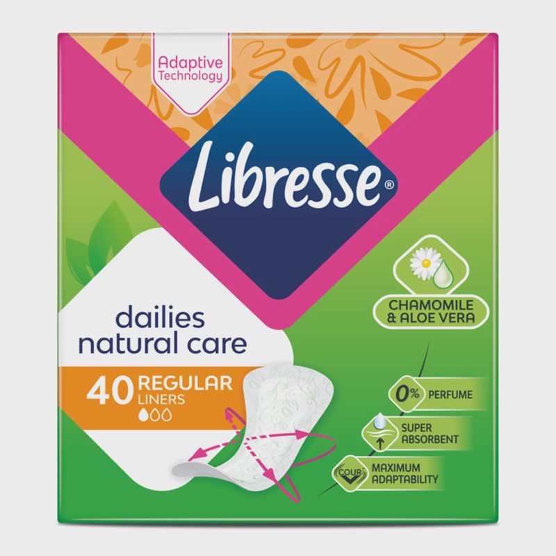 Higieniniai įklotai LIBRESSE NATURAL, 40vnt.