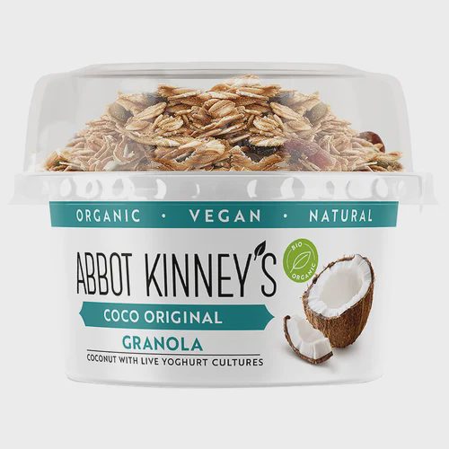 ABBOT KINNEY´S Postre de coco con granola ecológica 145 g.